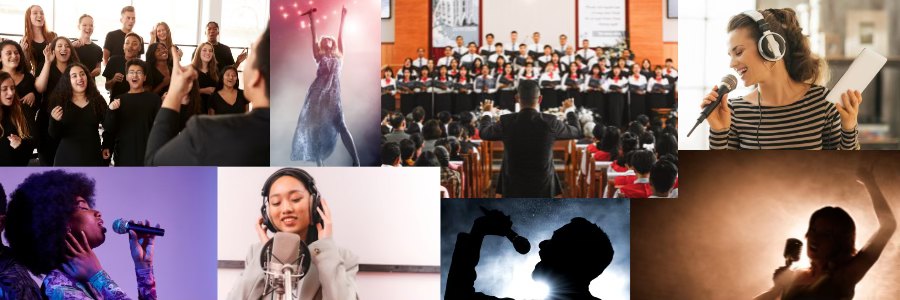 singing featured image collage